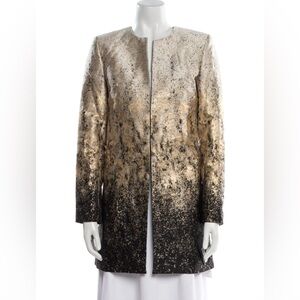 Donna Karan NWNT Gold printed Womn’s jacket/ beautiful jacket fits gorgeous